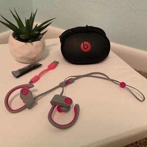 Powerbeats2 Pink and Gray